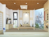 Thiết kế & Thi công : Nội thất Phòng kiểu Nhật Anh Luật Quận 8 HCM