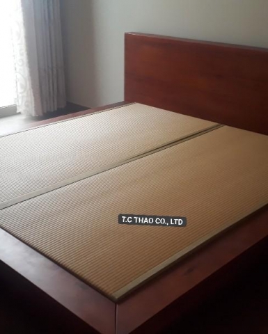 Giường Tatami ! Sự kết hợp giữa giường gỗ và thảm chiếu Tatami !!!