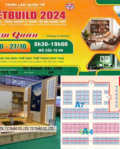 THƯ MỜI THAM QUAN TRIỂN LÃM QUỐC TẾ VIETBUILD TPHCM 2024.