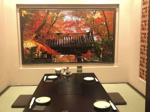 Phòng tatami tại nhà hàng TAKUMI- HÀ NỘI