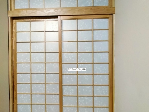 Cửa lùa Shoji mang phong cách Nhật Bản
