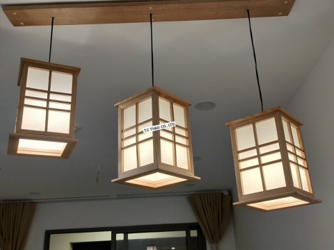 Đèn gỗ kiểu Nhật