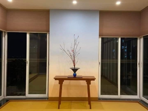 Sự kết hợp giữa Tatami và hệ thống chiếu sáng trong nhà