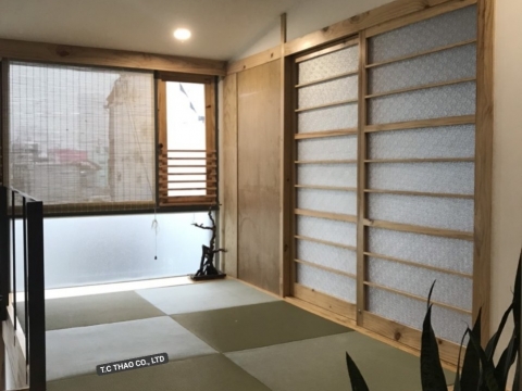 Thảm chiếu Tatami Không Viền được sử dụng trong căn hộ cao cấp theo kiểu Nhật !