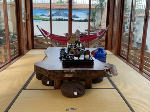 Thảm chiếu Tatami trong phòng trà ở Vũng Tàu !