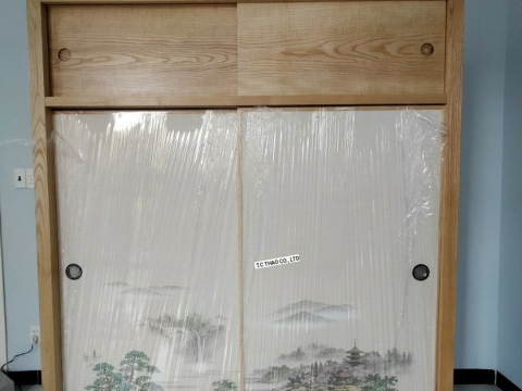 Tủ cửa lùa Fusuma cùng với Tatami Kit Box - Tatami kết hợp với ngăn kéo