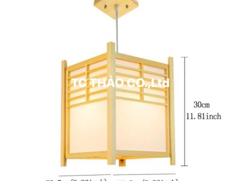 Đèn gỗ Shoji- Đèn trang trí mang phong cách Nhật Bản