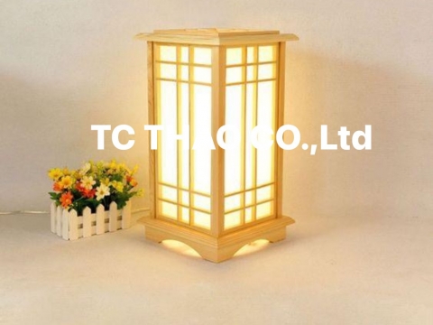 Đèn gỗ Shoji- Đèn trang trí mang phong cách Nhật Bản
